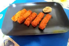 Fischst&auml;bchen in der Hei&szlig;luftfritteuse