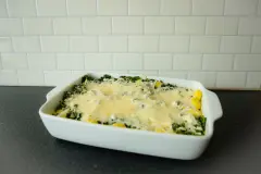 Gnocchiauflauf mit Spinat und K&auml;se