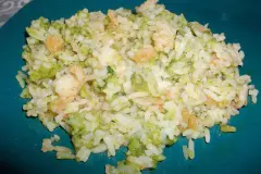 Reis mit Walnuss-B&auml;rlauch-Pesto