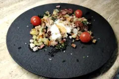 Gem&uuml;sepfanne mit Ei
