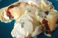 Pastinaken-Kartoffel Gratin