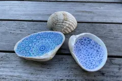 Gro&szlig;e Muscheln als Schmuck- oder Schl&uuml;sselablage - DIY