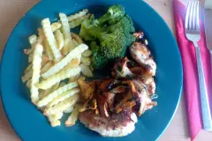 Putenfilet mit frischen Pfifferlingen