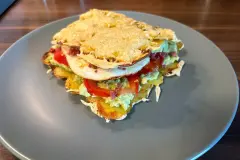 Kartoffel-K&auml;se-Sandwich selber machen