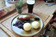 Barbarie-Ente mit Rotkraut & Kn&ouml;deln - Weihnachtsmen&uuml;