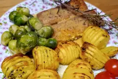 F&auml;cherkartoffeln mit Rosmarin &ndash; superleckere Beilage
