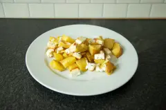 Feta-Kartoffeln aus dem Backofen
