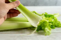 Stangensellerie in Wasser l&auml;nger frisch halten