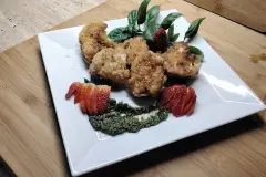 Panierter Blumenkohl - knusprig gebacken