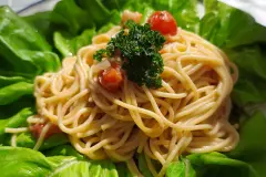 Spaghetti mit K&auml;seso&szlig;e - einfach & schnell