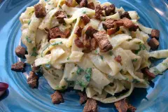 Tagliatelle Carbonara - italienisches Originalrezept