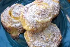 Puddingschnecken mit Blätterteig