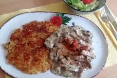 Z&uuml;rcher Geschnetzeltes mit Berner R&ouml;sti
