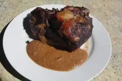 Gl&uuml;hweinbraten vom Schwein