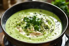 Erbsensuppe mit Rahm