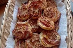 Schinken-K&auml;se-Schnecken