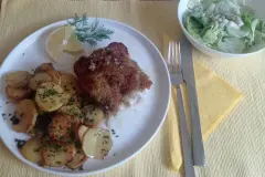 Kabeljaufilet &agrave; la Bordelaise