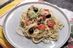 One Pot Spaghetti aus Resten