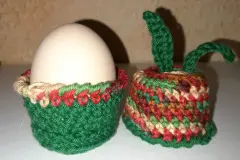 Osterdeko h&auml;keln: 3 einfache Ideen aus Wollresten