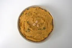 Karotten-Hummus &ndash; einfacher Aufstrich & Dip