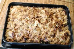 Apfelkuchen mit Mandelbl&auml;ttchen & Streusel