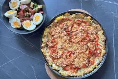 Schnelle Kartoffelpizza ohne Mehl und Ei