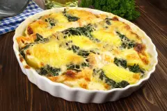 Spinat-Lachs-Auflauf