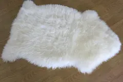 Lammfell wie neu mit Tierhaarb&uuml;rste