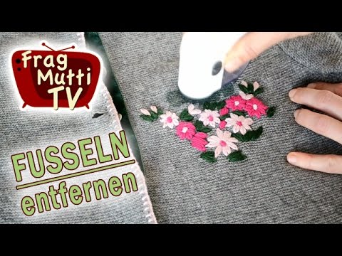 Wollpullover entfusseln - 5 Methoden | Frag Mutti TV