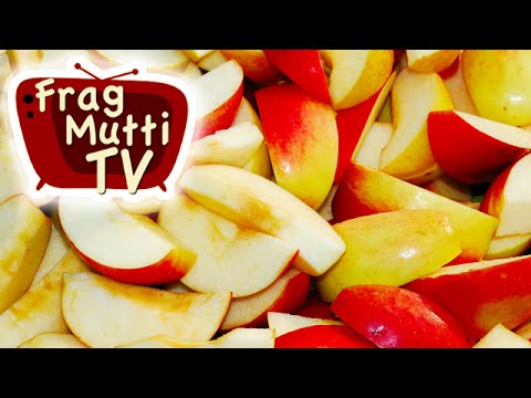 Geschnittenen Apfel frisch halten - Frag Mutti TV