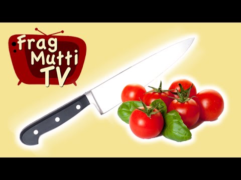 Cocktailtomaten schnell schneiden - Frag Mutti TV