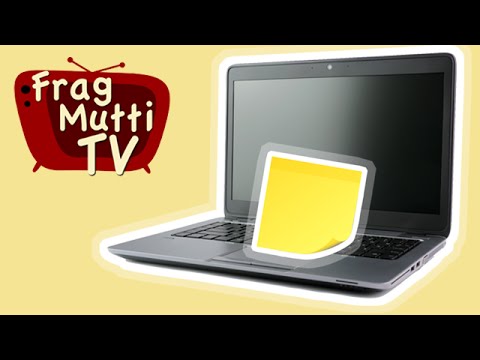 Tastatur mit Post-it reinigen - Frag Mutti TV