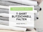 T-Shirt blitzschnell falten - Trick