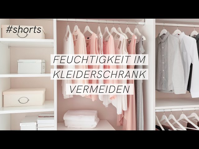 Feuchtigkeit im Kleiderschrank vermeiden