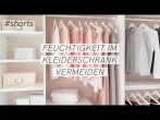 Feuchtigkeit im Kleiderschrank vermeiden