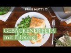 Gebackener Feta in Filoteig mit Honig & Sesam