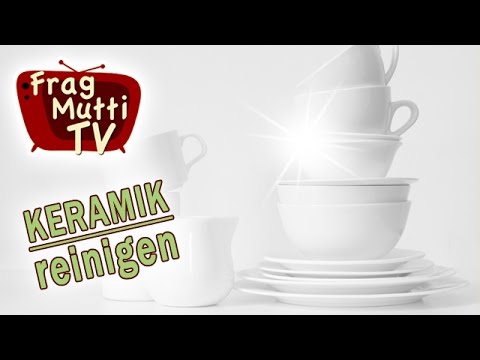 Schwarze Streifen auf Keramik entfernen | Frag Mutti TV