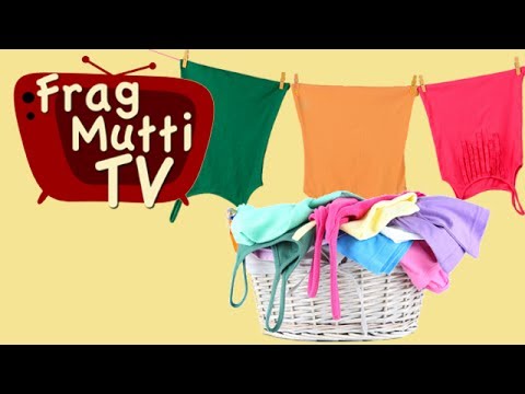 Wäsche aufhängen ohne Falten - Frag Mutti TV