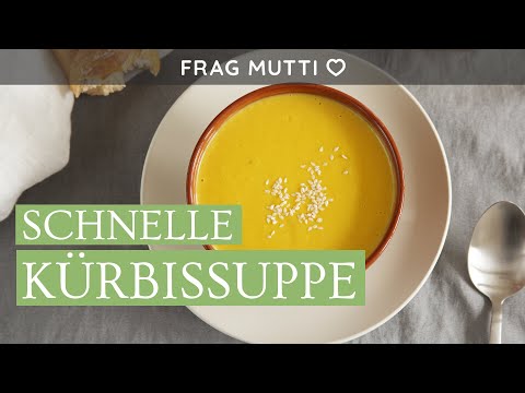 Kürbissuppe mit Kokosmilch & Curry
