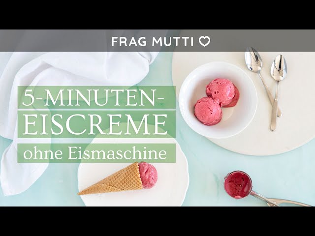 Nicecream: Vegane Eiscreme selber machen (ohne Eismaschine)