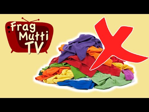 Klamotten sauber zusammenlegen - Frag Mutti TV